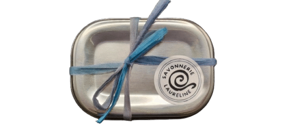 Boite cadeau inox savon artisanal lavande