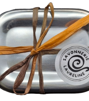 Boite cadeau inox savon artisanal orange