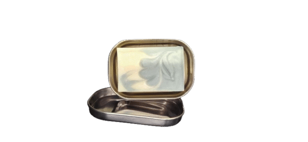 Boite cadeau inox savon artisanal lavande