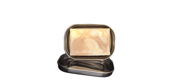 Boite cadeau inox savon artisanal orange